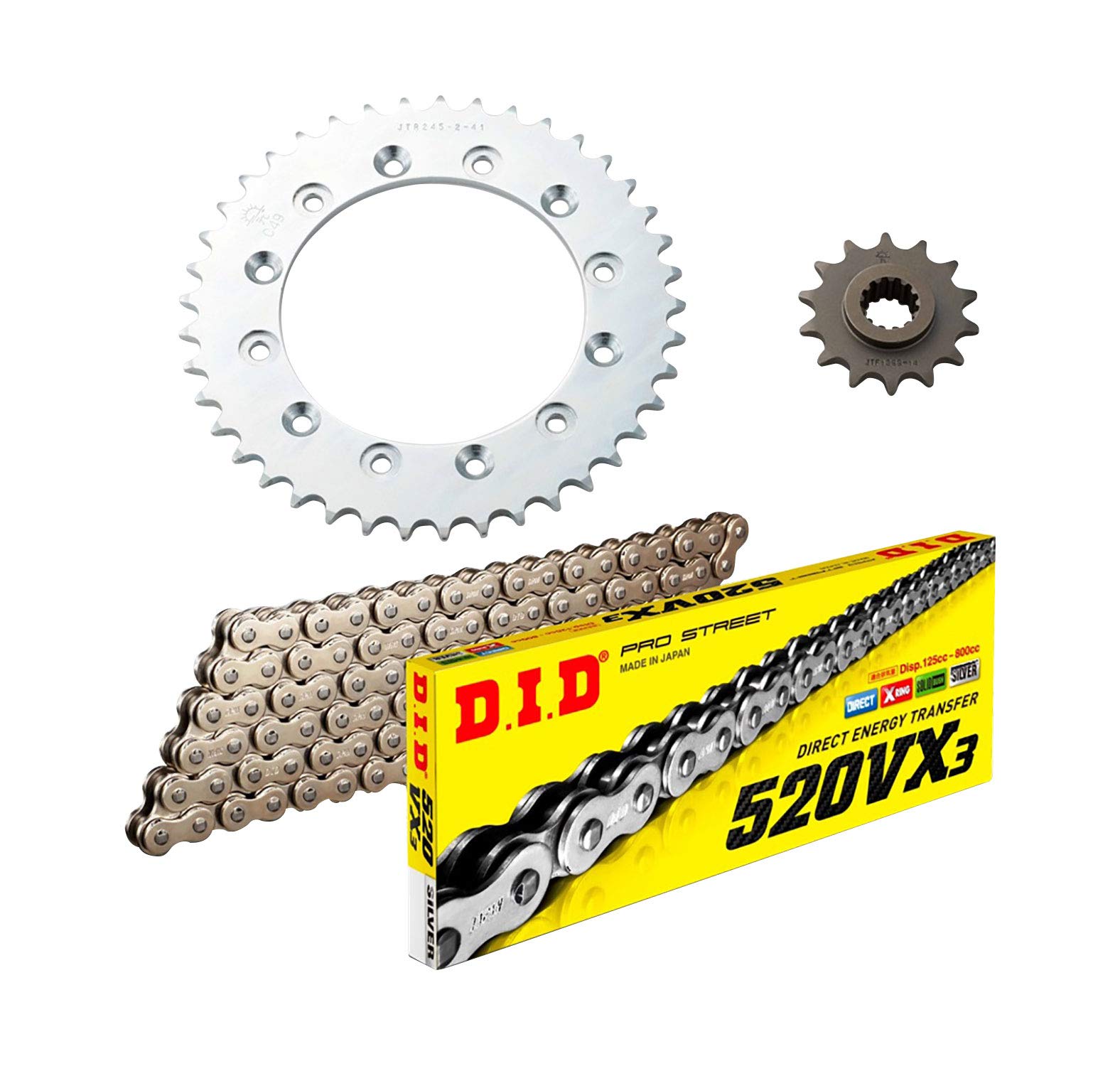 Amazon | D.I.D(大同工業) F/Rスプロケット 3点交換キット DH-06S